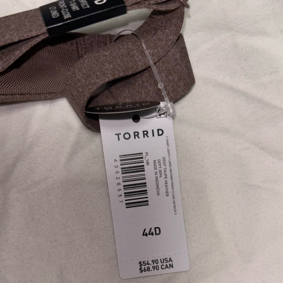 Torrid Perfect T-Shirt Front-Close Bra 44D - Picture 5 of 8